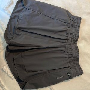 Paragon high rise track shorts. Like new. Not available online anymore.